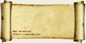 Jovana Arsenović vizit kartica